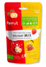 Сублімований мікс банан та полуниця
